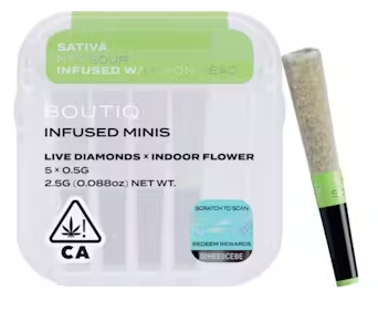 Photograph of product: Boutiq - Preroll - Infused - NYC Sour - 5 Pack