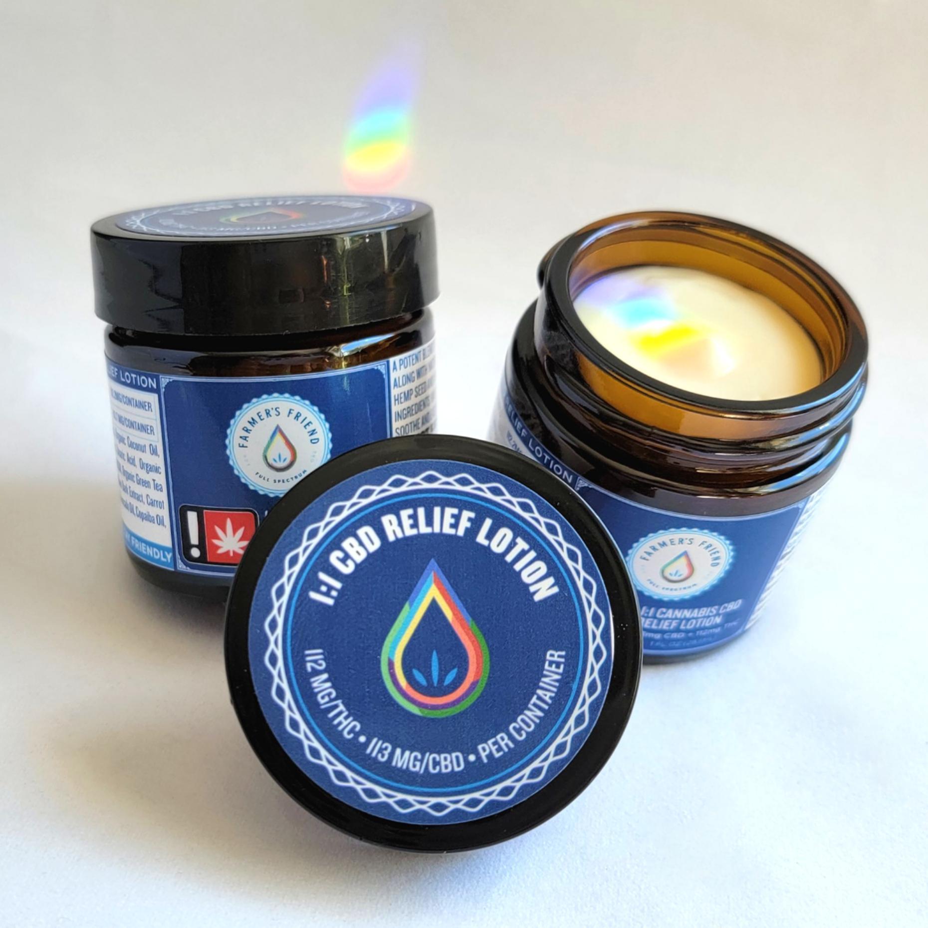 Photograph of product: Farmer's Friend - Relief Lotion 1:1 CBD/TH-oui