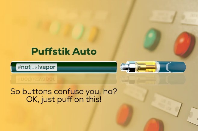 Photograph of product: Blinc Puffstick 510 Battery & USB-C Charger - Kynd Yellow