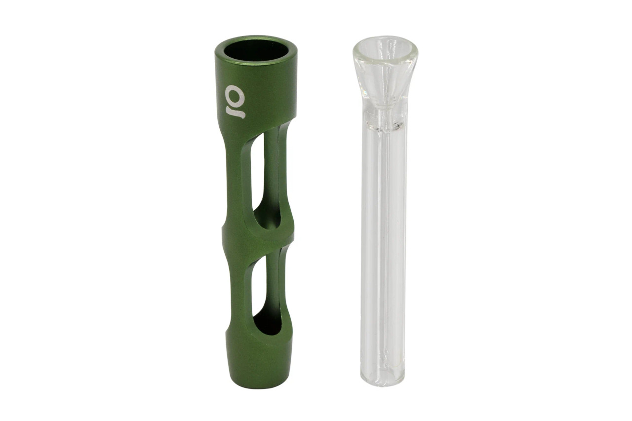 Photograph of product: ONGROK - 3.5" Aluminum and Glass Chillum Multi-Hitter - Assorted Colors