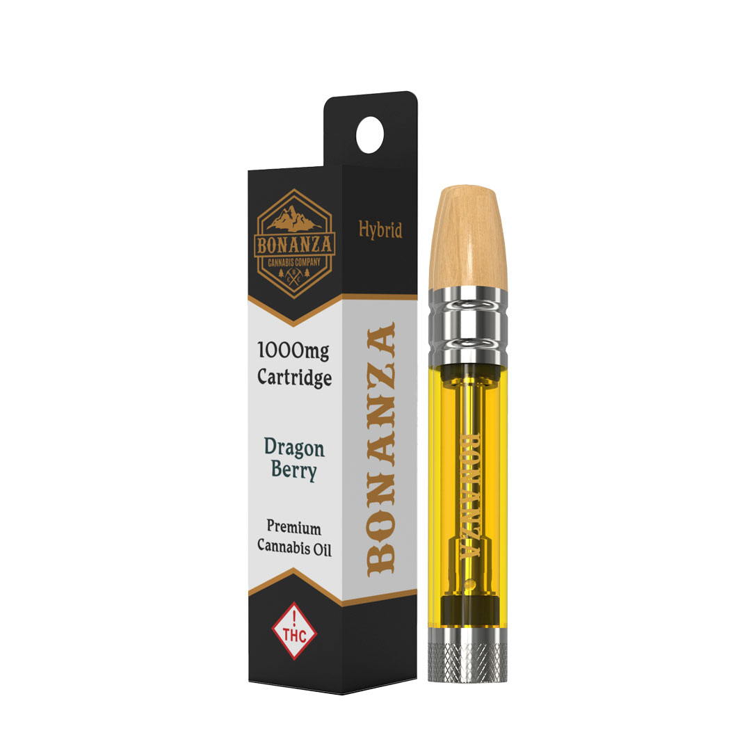 Photograph of Product: Bonanza | 1g Cartridge | Dragon Berry (Hybrid)