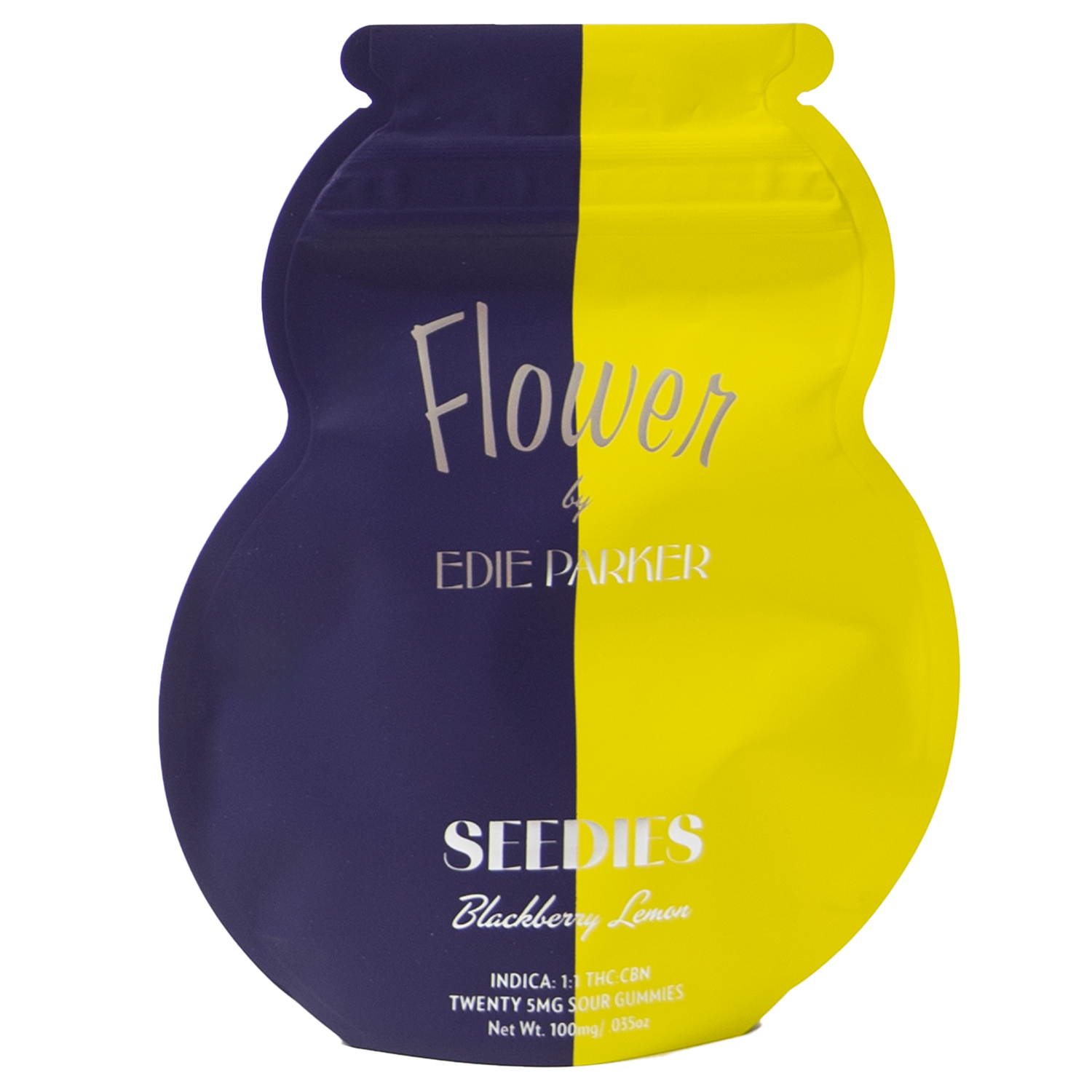 Photograph of product: Edie Parker | Blackberry Lemon TH-oui:CBN | 5mg x 20ct Gummies