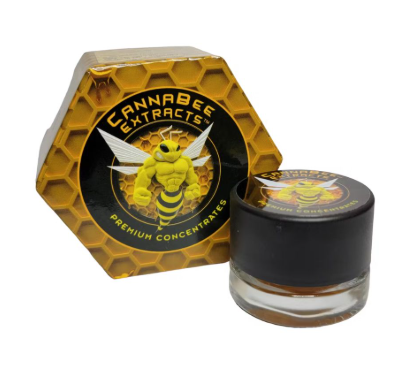 Photograph of product: Cannabee Live Resin Badder 1g Garlic Budder