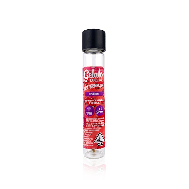 Photograph of product: Watermelon Gelato - 1.2G Infused Pre Roll *B2G1 EVERYDAY* - Watermelon Gelato (I)