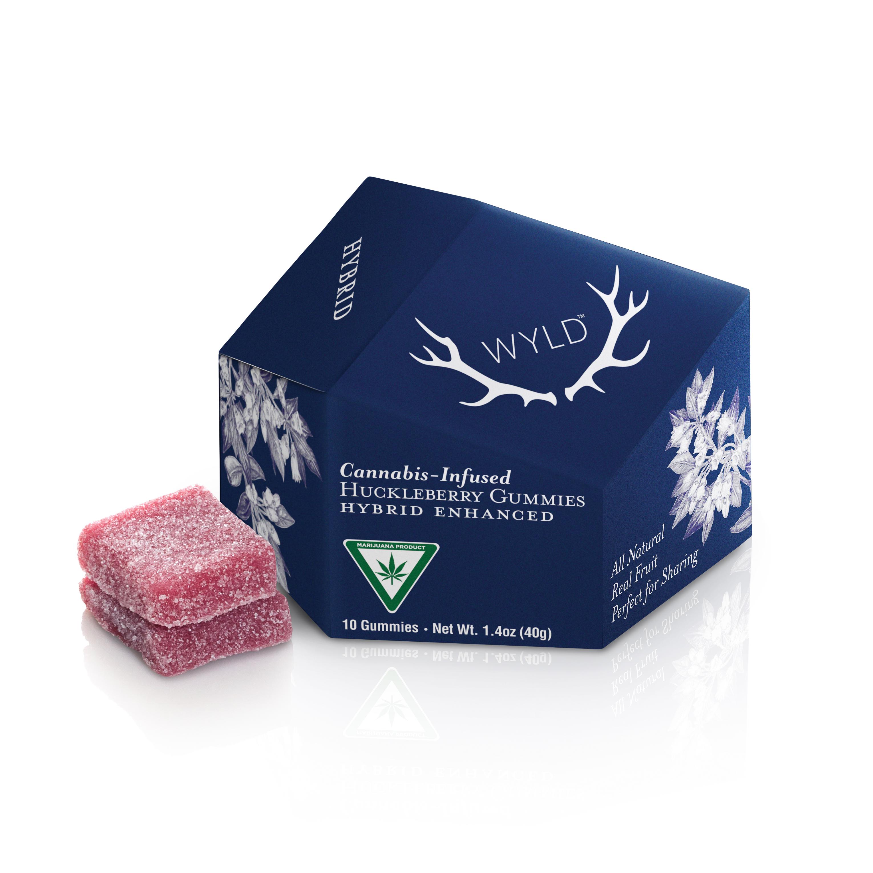 Photograph of product: Huckleberry | 20mg TH-oui x 10pk | WYLD