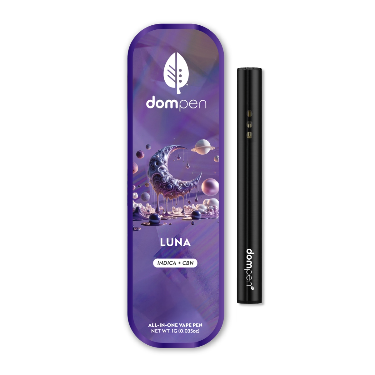 Photograph of product: AIO LUNA LAVENDER VANILLA CBN ALL IN ONE