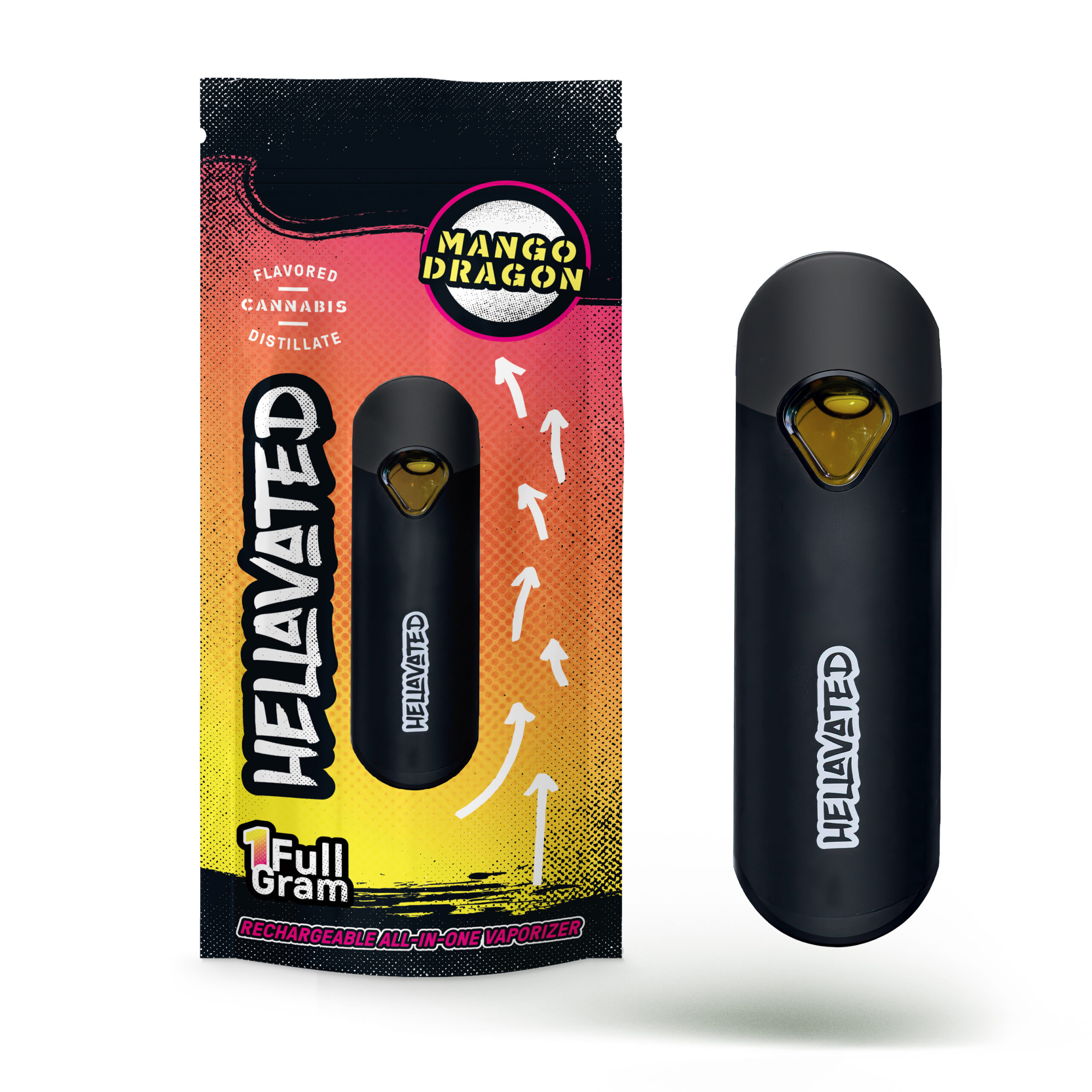Photograph of product: Hellavated | Mango Dragon Infused Blunt