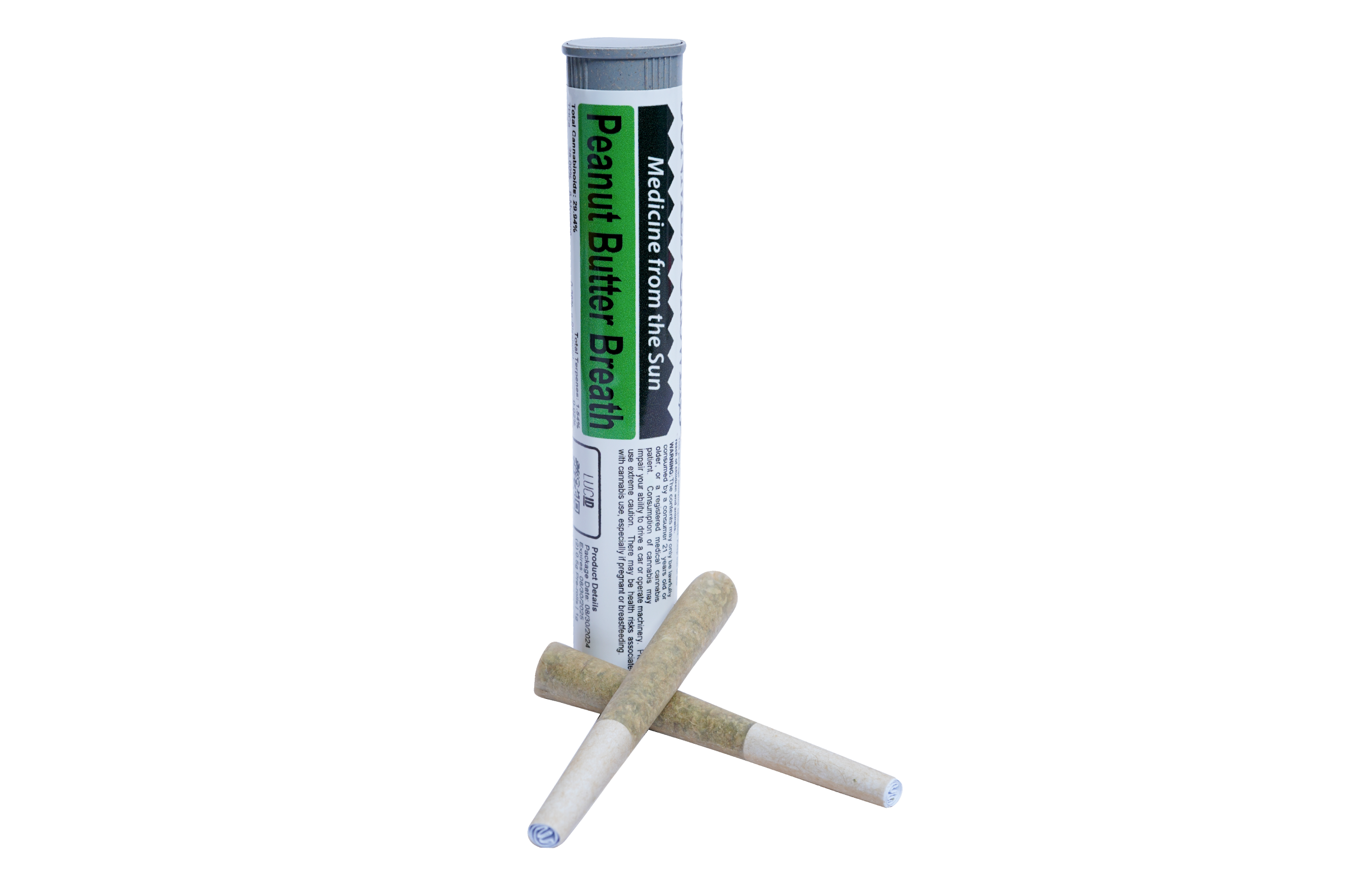 Photograph of product: Peanut Butter Breath Pre-Rolls (2pk) 1g