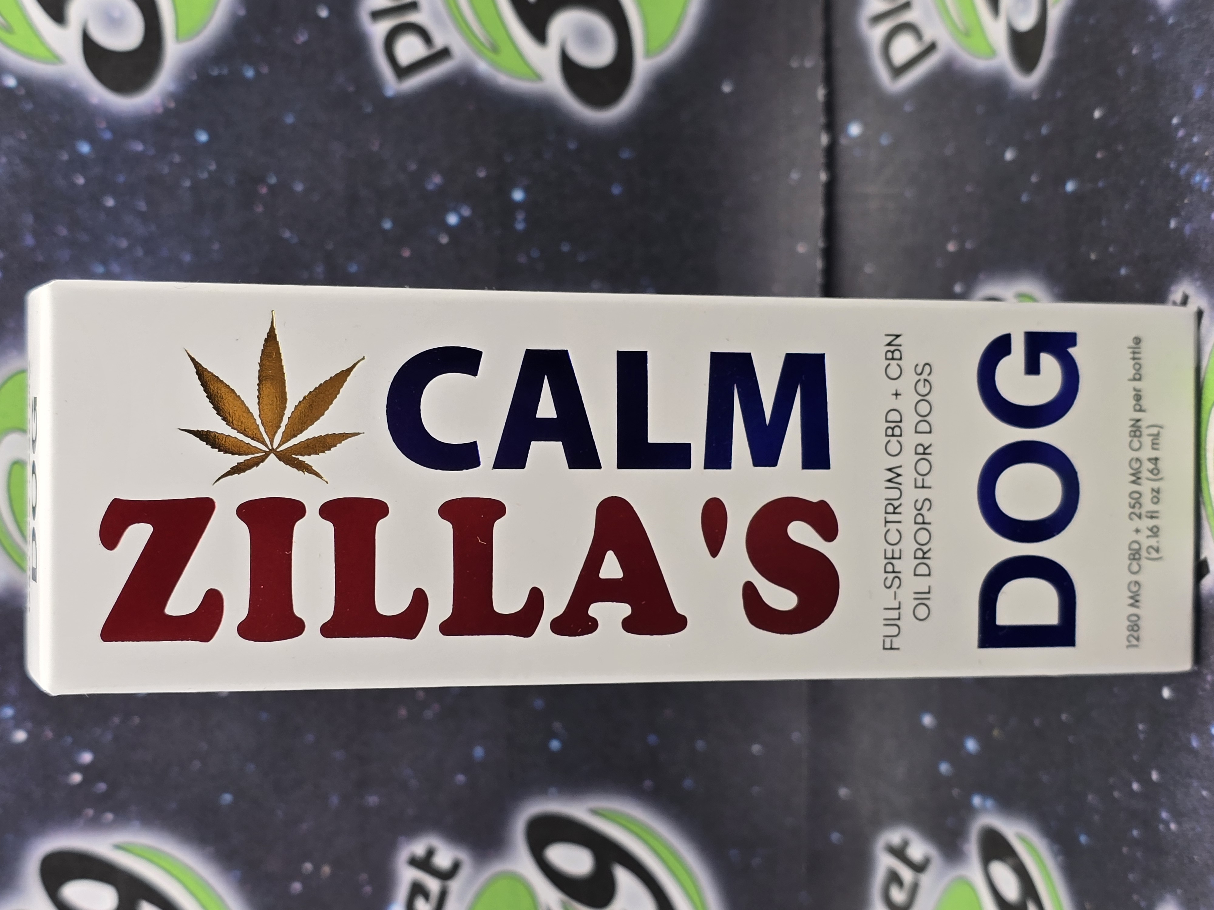 Photograph of product: Zilla's | Calm Dog Drops | 1280mg CBD/250mg CBN Tincture