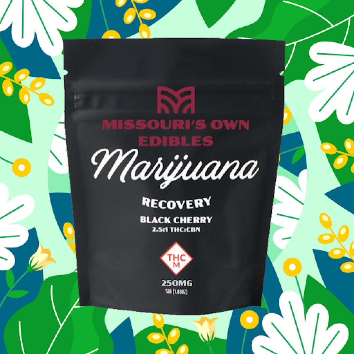 Photograph of product: Missouri's Own | Gummies | Black Cherry 2.5:1 CBN 250mg
