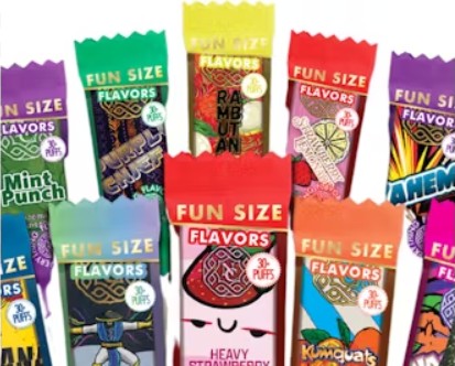 Photograph of product: North Coast X Adams Family - Kush Mintz Fun Size au chocolat Rosin Disposable