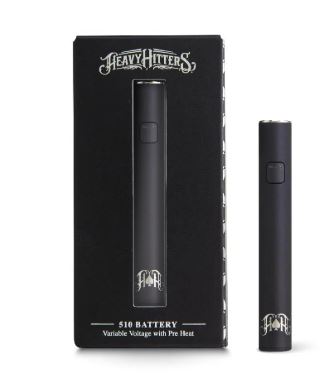 Photograph of product: Heavy Hitters | Vape Battery & Charger | Black