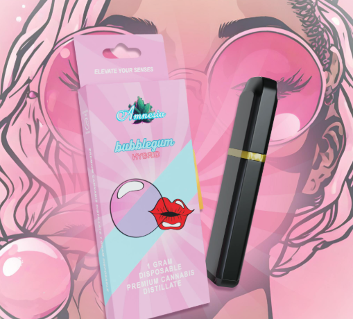 Photograph of product: Amnesia Disposable | Bubble Gum (Hybrid)