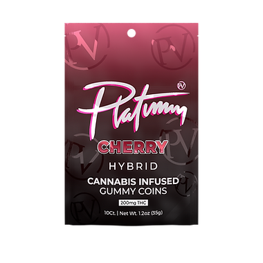 Photograph of product: Platinum Vape - Wild Cherry Gummies 200mg