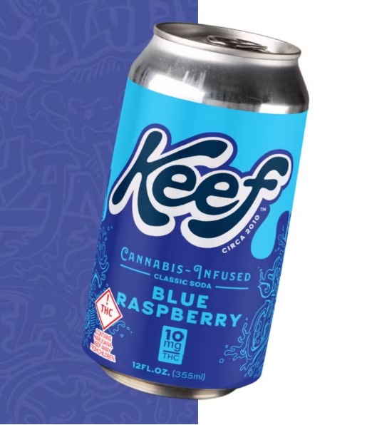 Photograph of product: Infused Soda | Blue Razz | 100mg
