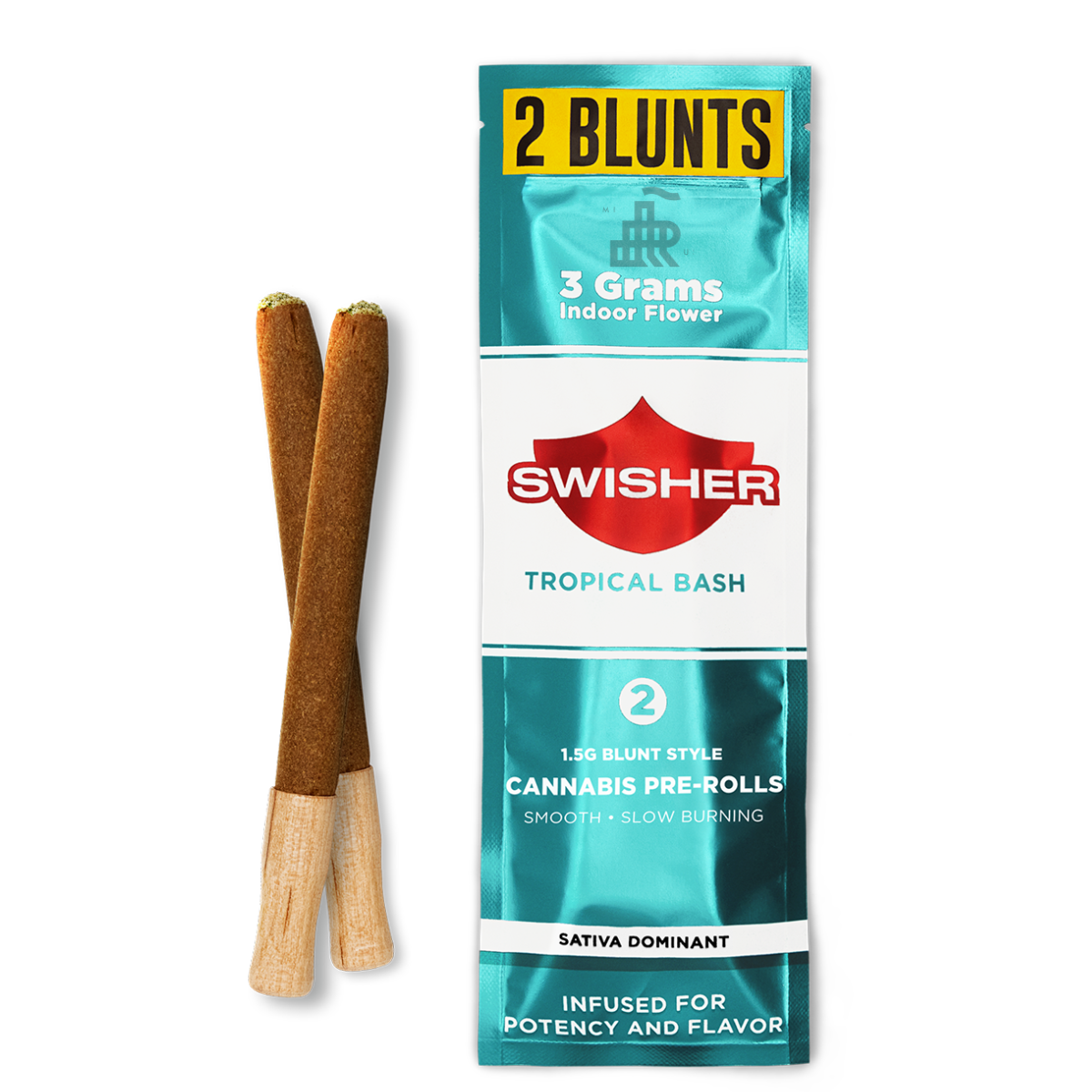 Photograph of product: Tropical Bash | Infused | Blunts | 2pk