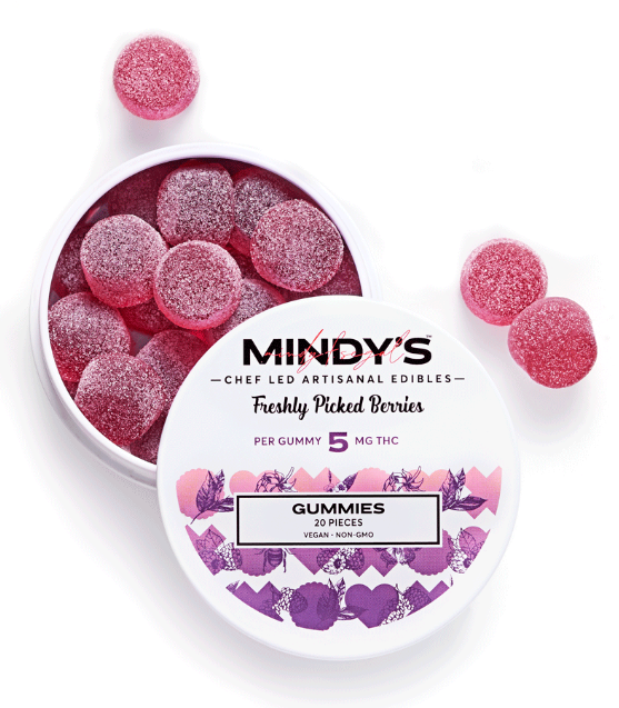 Photograph of product: Mindy's Freshly Picked Berries (H) Gummies 5mg 20pk