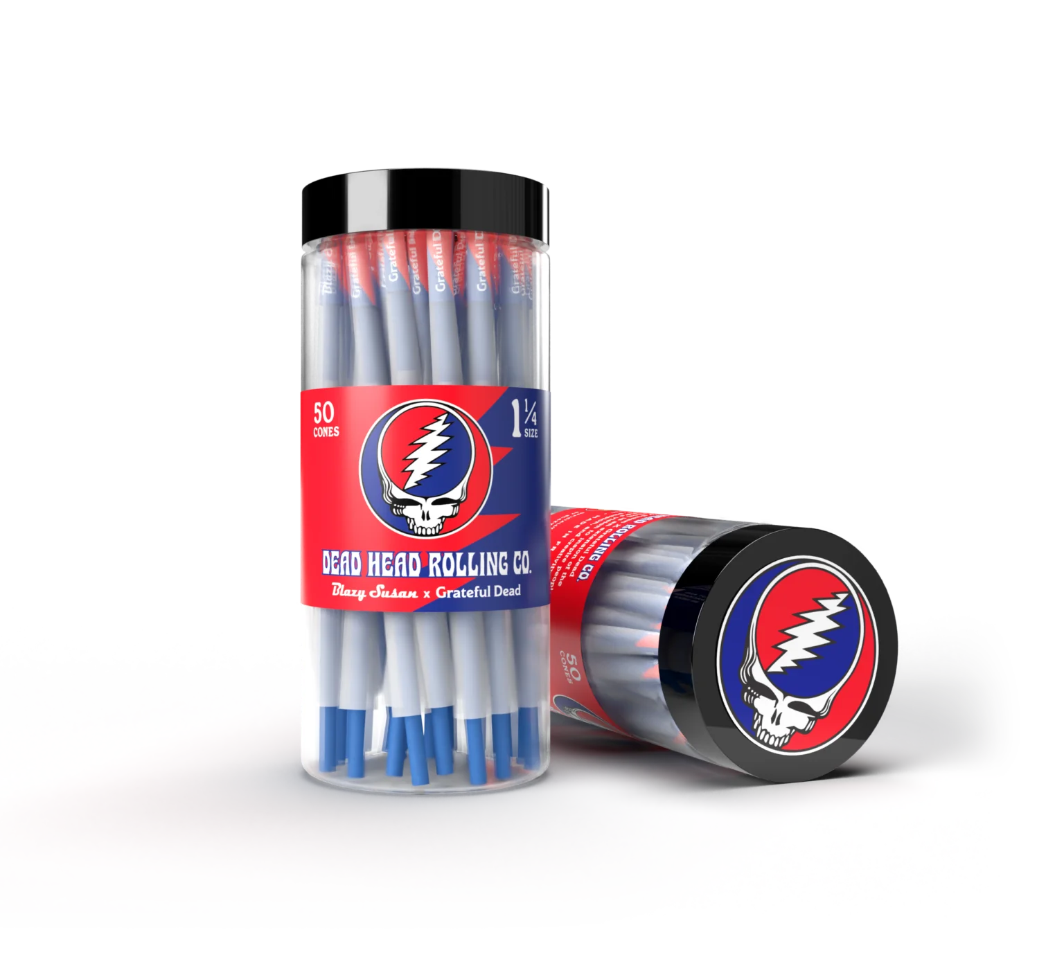 Photograph of product: Grateful Dead | Pre-Rolled Cones | 1-1/4" | 50 Count