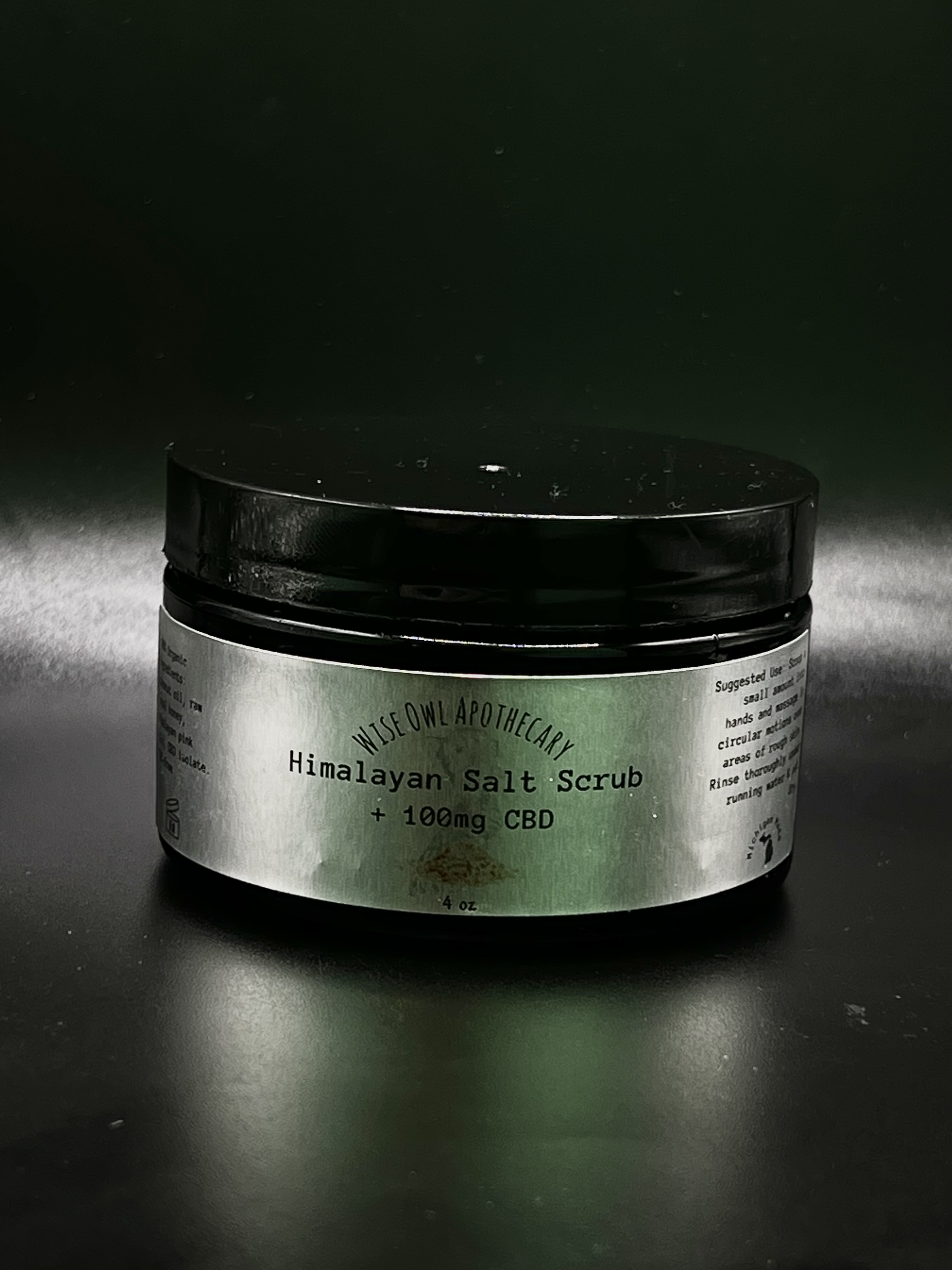 Photograph of Product: Wise Owl CBD Himalayan Salt Scrub | 100mg
