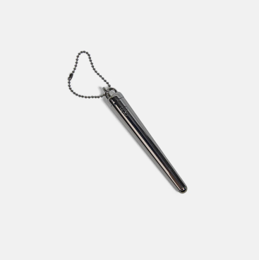 Photograph of product: Metal Doob Tube Keychain in Silver