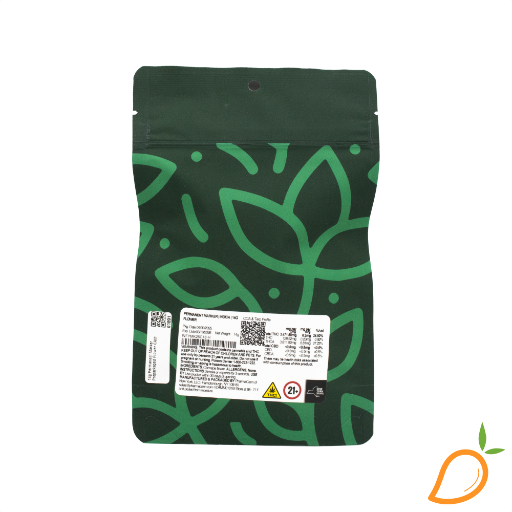 Photograph of product: 14g Permanent Marker Prepackaged Flower CAM