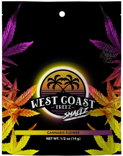 Photograph of product: West Coast Treez Blue Dream Oui'd Smallz - 14g