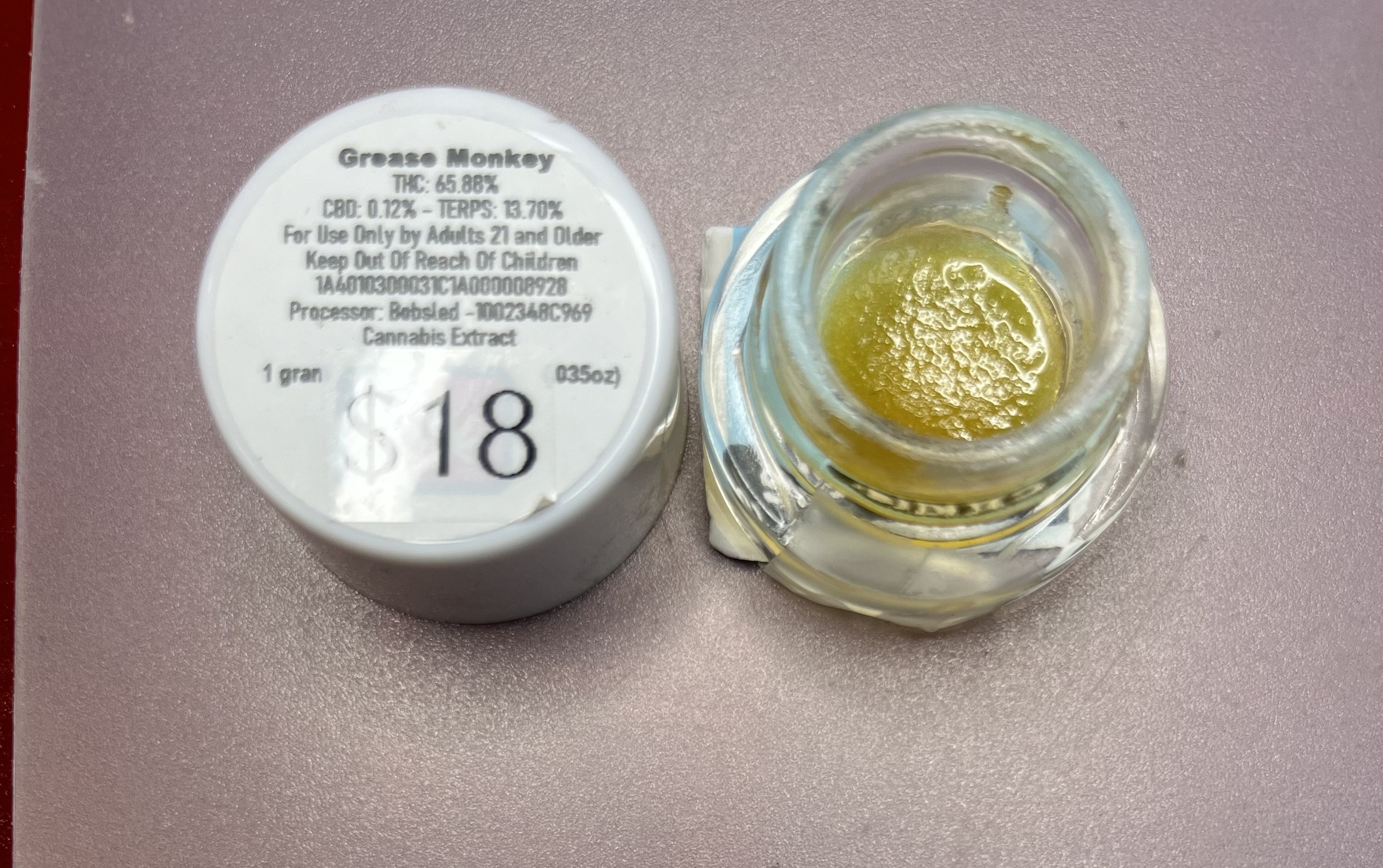 Photograph of product: Grease Monkey Cured Resin - Bobsled