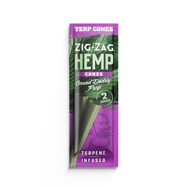Photograph of product: Zig-Zag - Terpene Infused Cones - (Grand Daddy Purple)