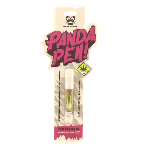 Photograph of product: Phat Panda Blackberry 1:1 CBD Cartridge Oui'd 1g