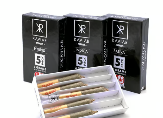 Photograph of product: Grand Prix Infused Preroll 5pk