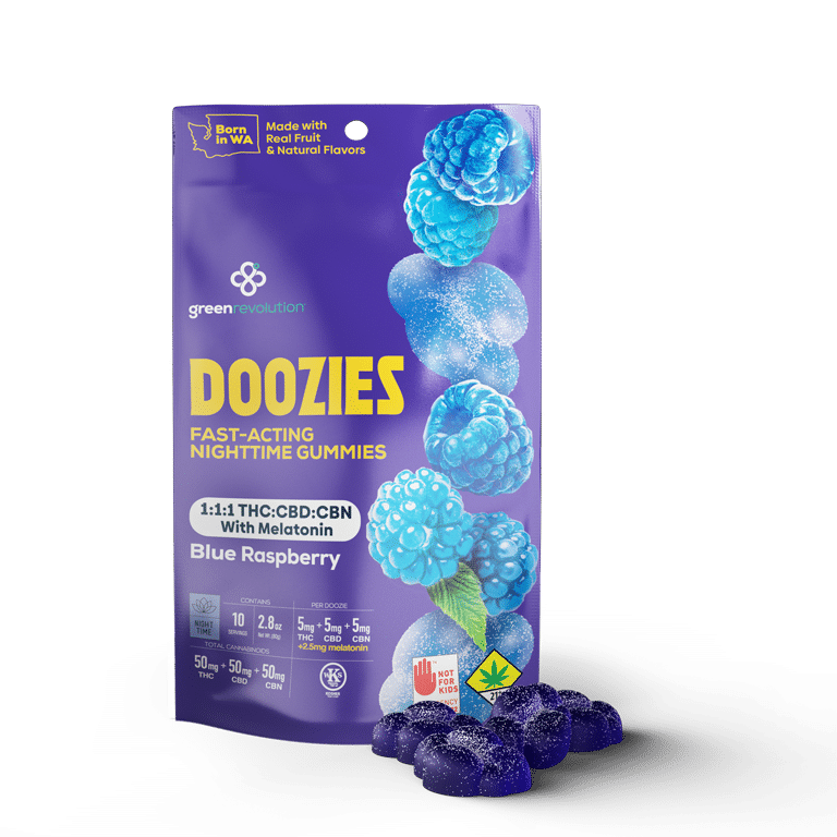 Photograph of product: Blue Raspberry 1:1:1 CBN | 10pk