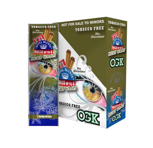 Photograph of product: XXL OGK Hemp Wraps 2pk - 