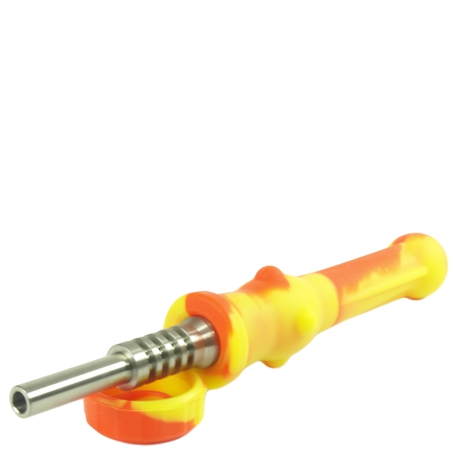 Photograph of product: Silicone Honey Straw w/ Titanium Nail