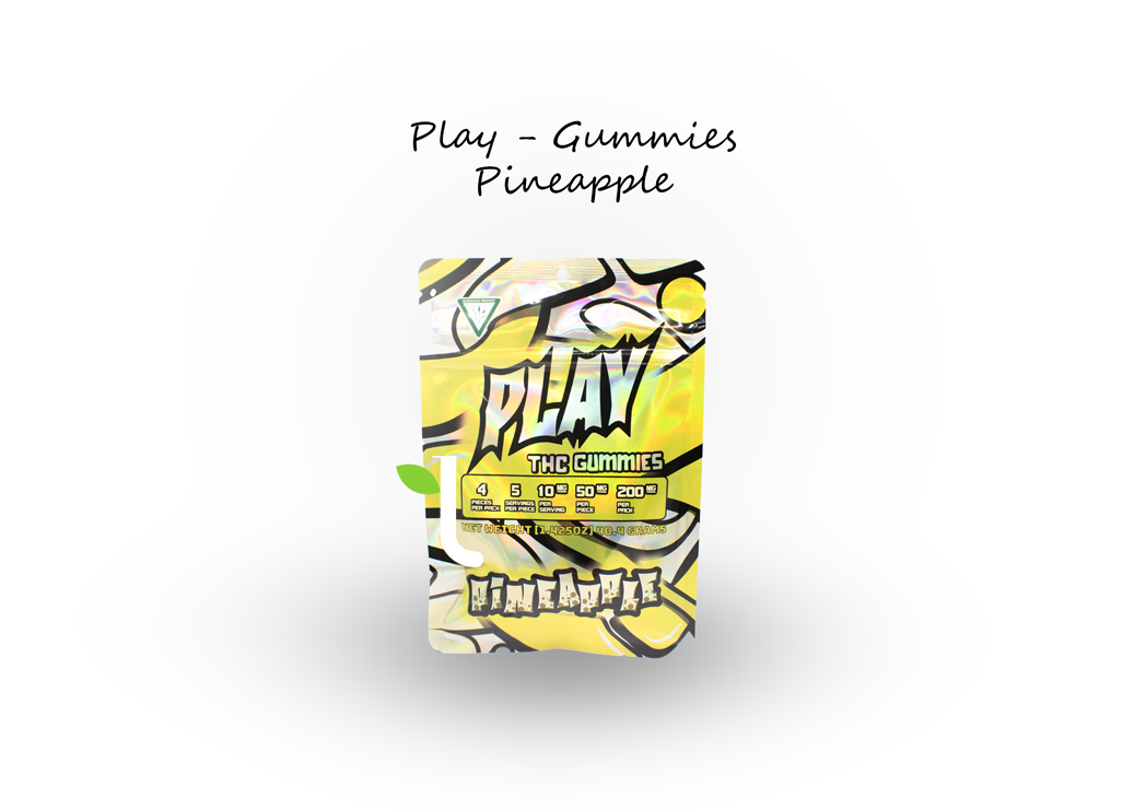Photograph of Product: Pineapple | 200mg Gummies (4x50mg)