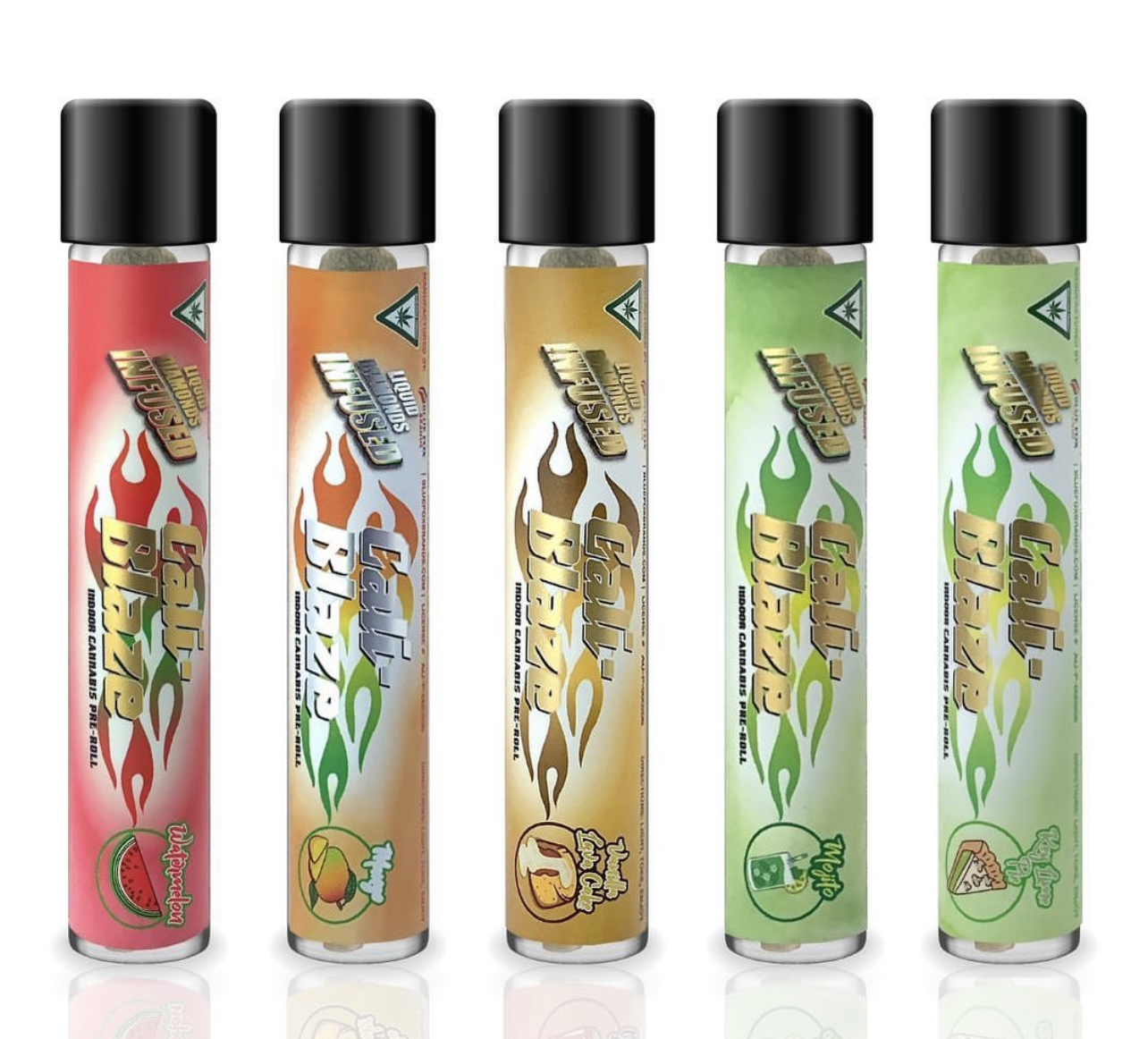 Photograph of product: Cali-Blaze - 1.2g Infused Preroll - Dragon Fruit