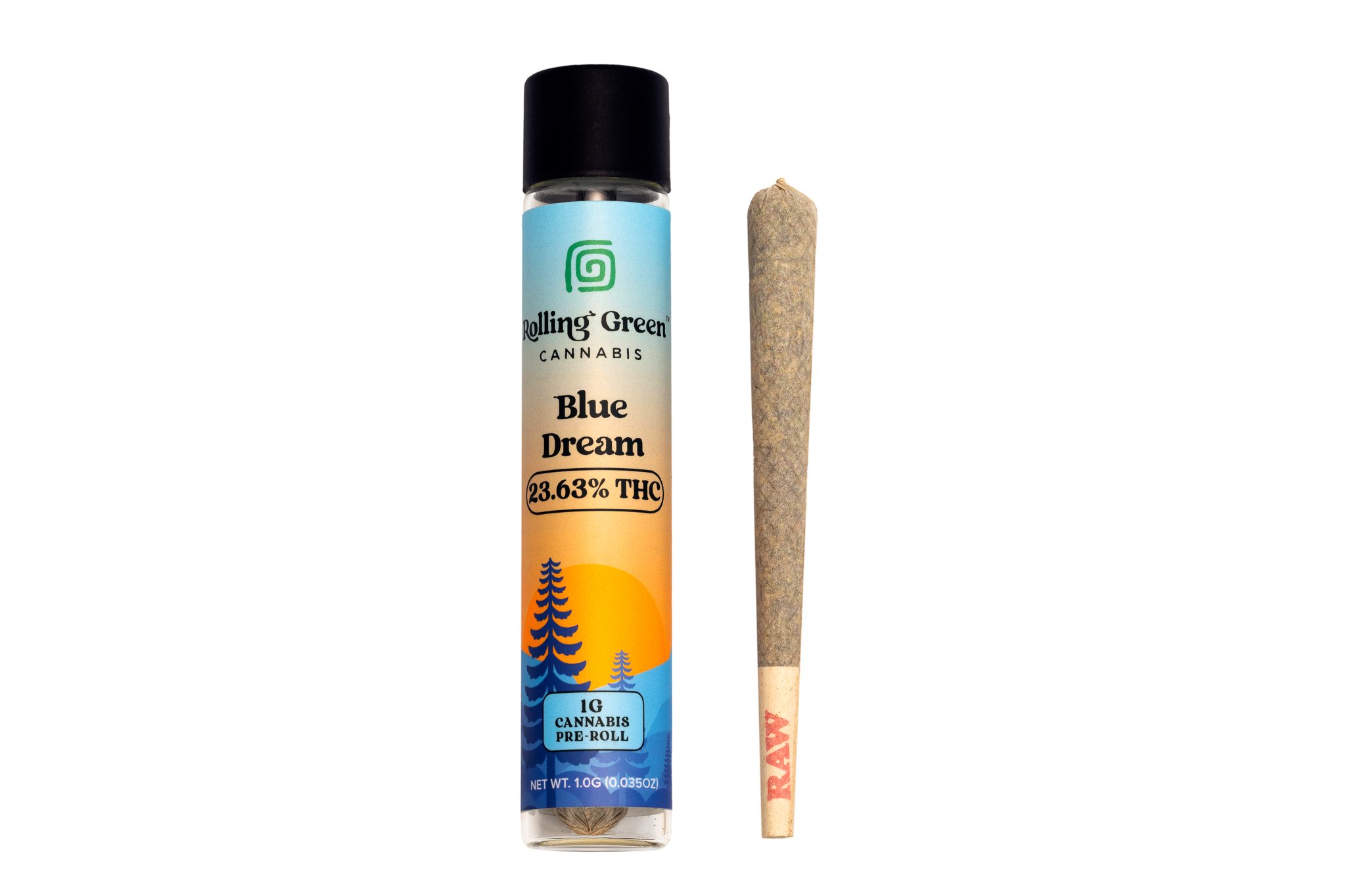 Photograph of product: Blue Dream Pre-Roll