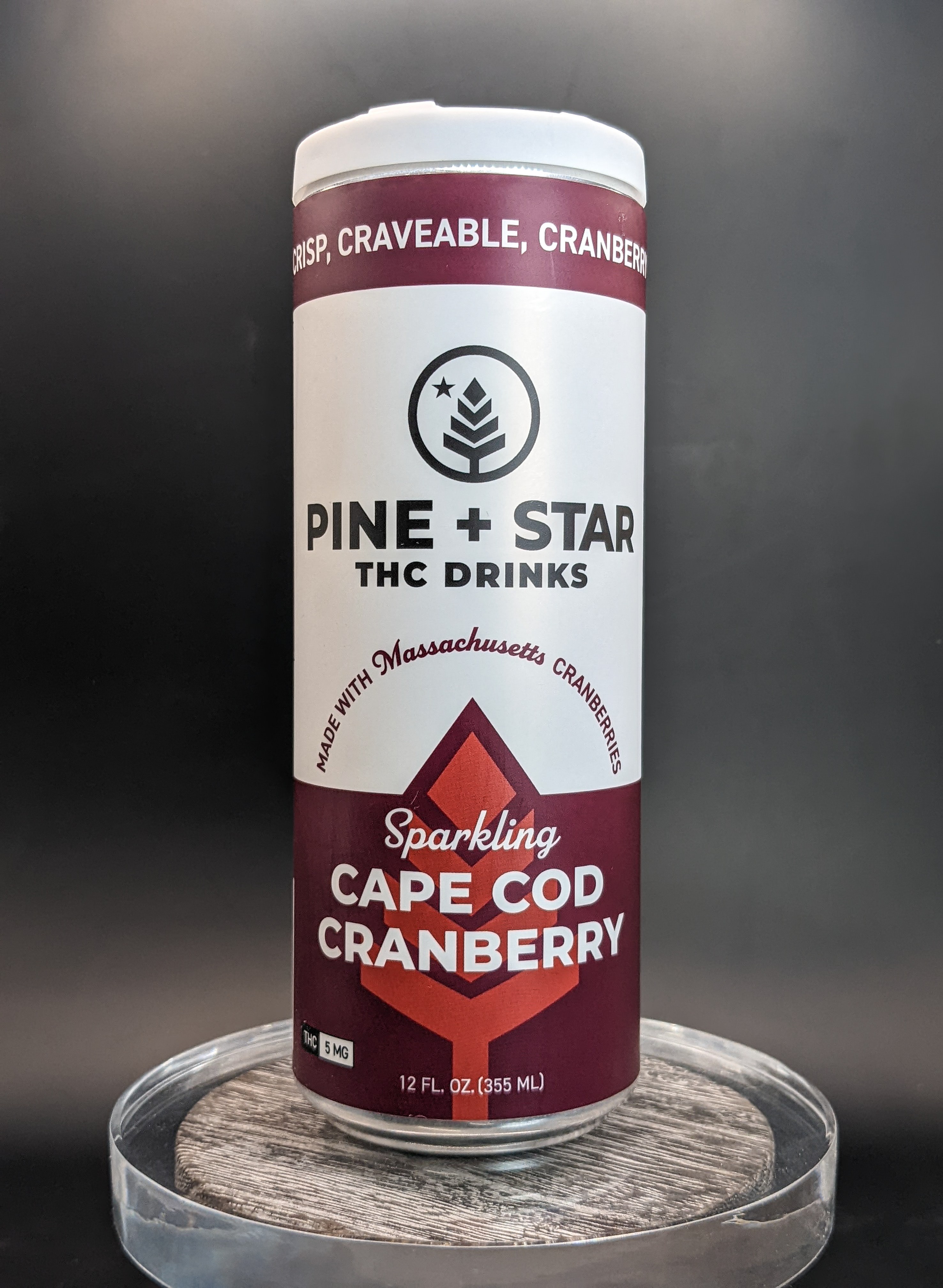 Photograph of product: Cape Cod Cranberry Sparkling Drink (H) - 5mg - Pine and Star