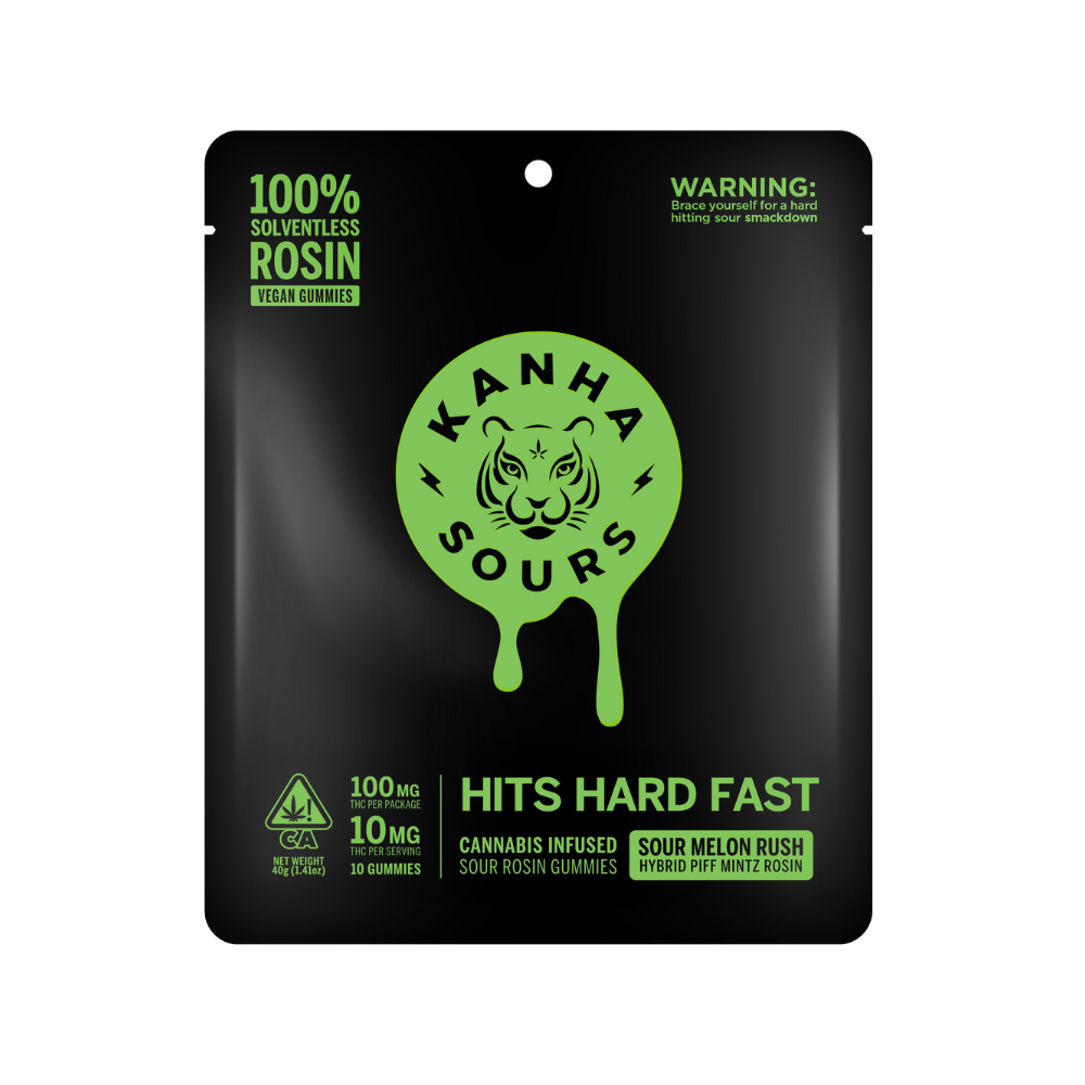 Photograph of product: ROSIN NANO VEGAN - SOUR MELON RUSH 100MG - KANHA