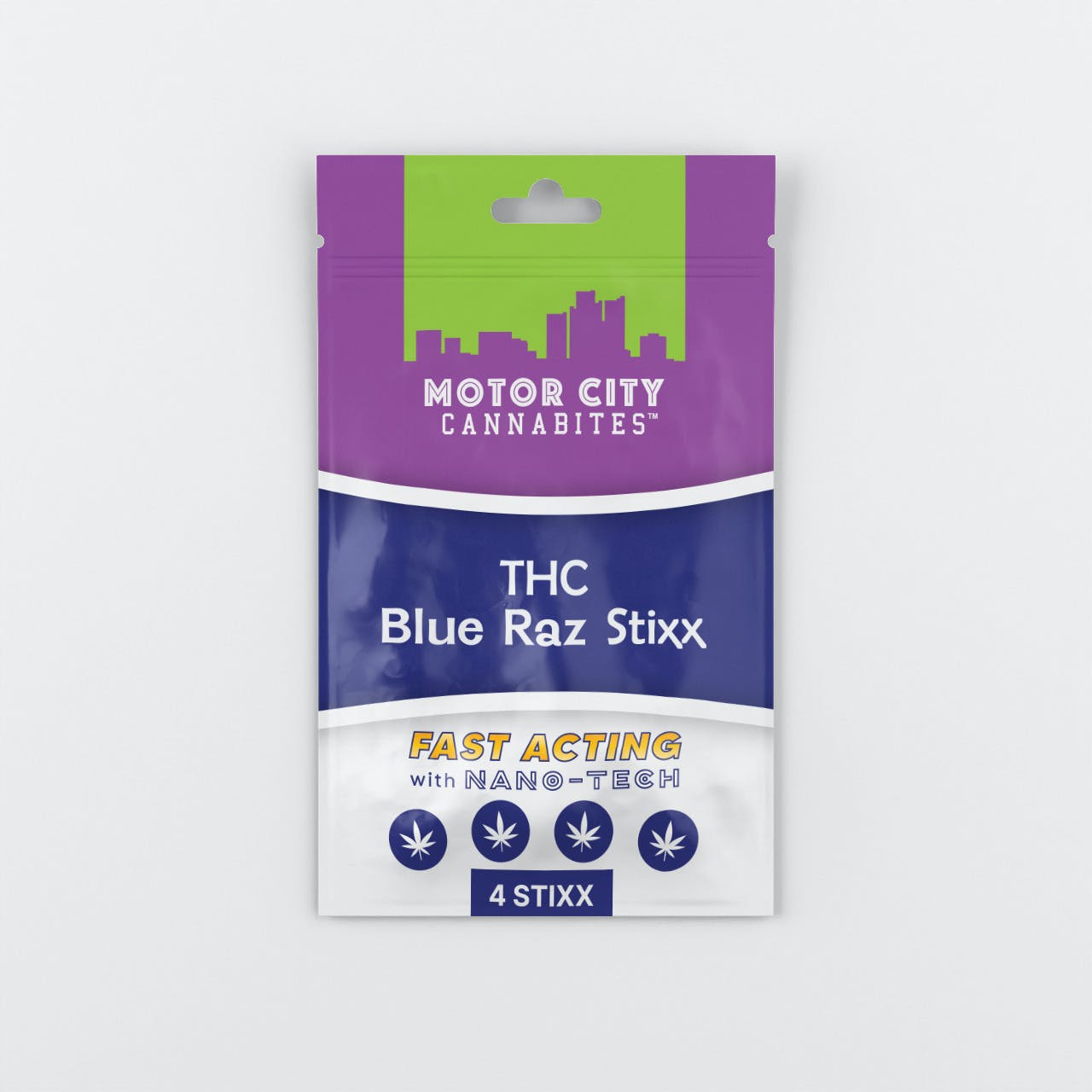 Photograph of product: Motor City Stixx 200mg Blue Razz