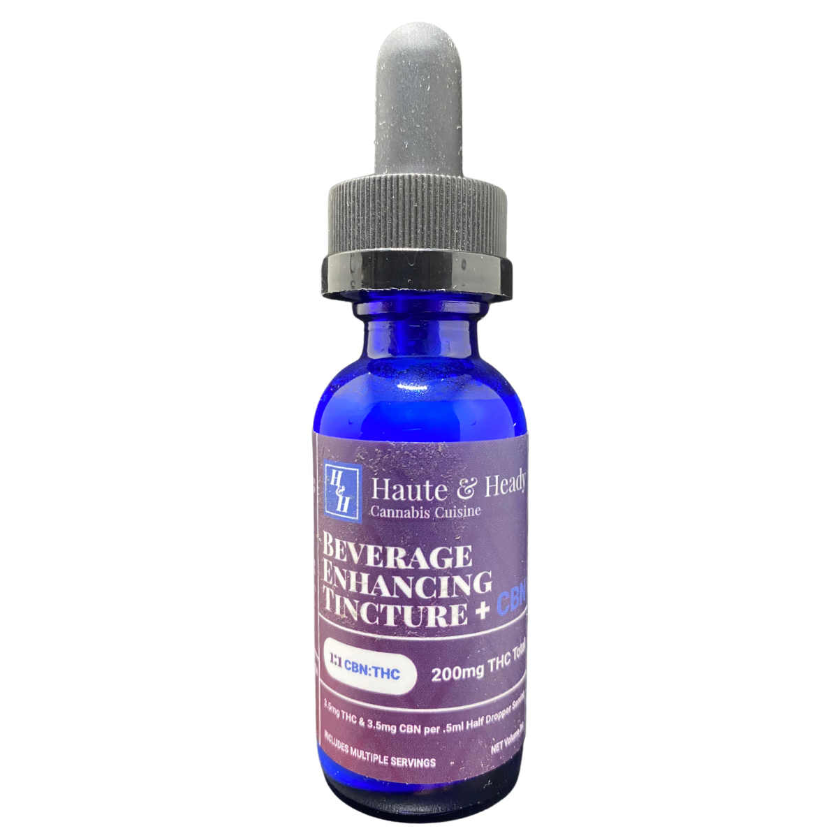 Photograph of Product: Haute & Heady - 200mg 1:1 Water Soluble - THC:CBN