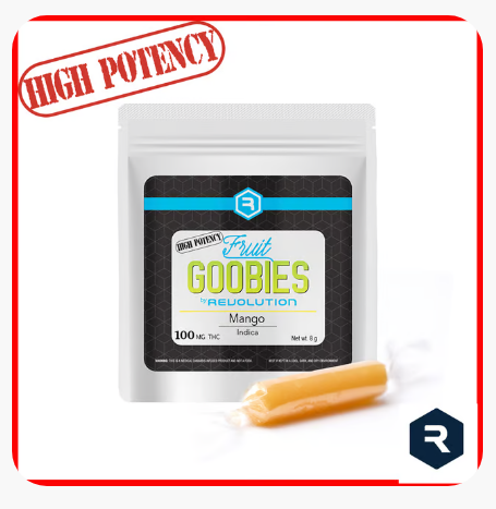 Photograph of product: Fruit Chew | Super Goobies | Mango [Oui'd]