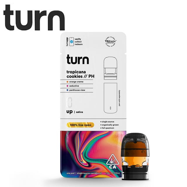 Photograph of product: Turn - Tropicana Cookies // PH - Live Resin Pod - 1g - LR Pod