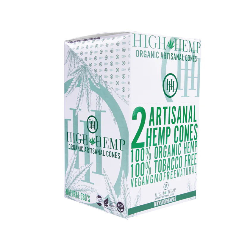 Photograph of product: Organic Hemp Cones | High Hemp | Natural