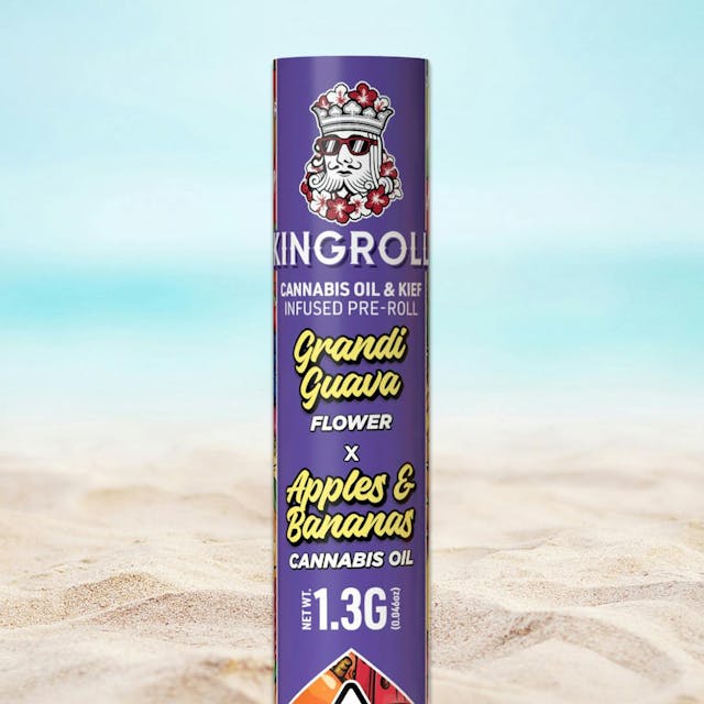 Photograph of product: Grandi Guava x Apple & Bananas Kingroll 1.3g - 