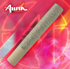 Photograph of product: Aura | Sunkist Tangie | Straight Rolled Cannon | 1g