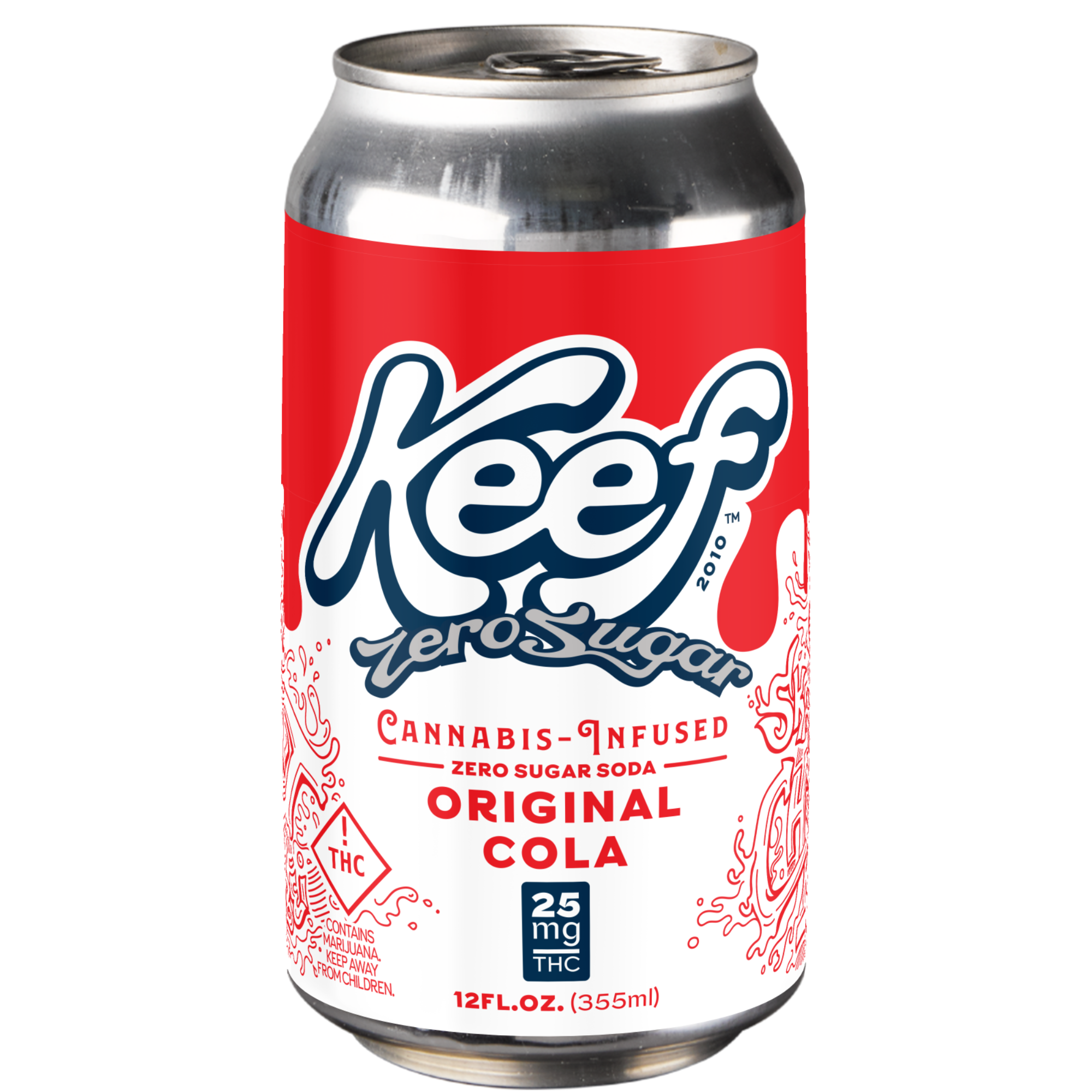 Photograph of product: Keef Cola: Zero Sugar 25mg