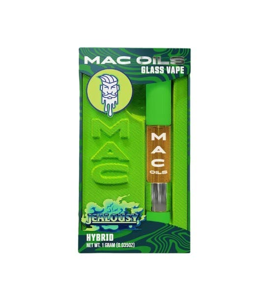 Photograph of product: MAC Pharms 1g Cartridge | Jealousy - Hybrid