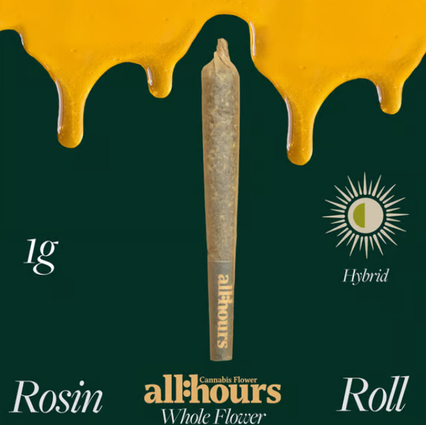 Photograph of product: Blueberry CupCKE | Rosin Infused Single Pre-roll | 1g | 41020