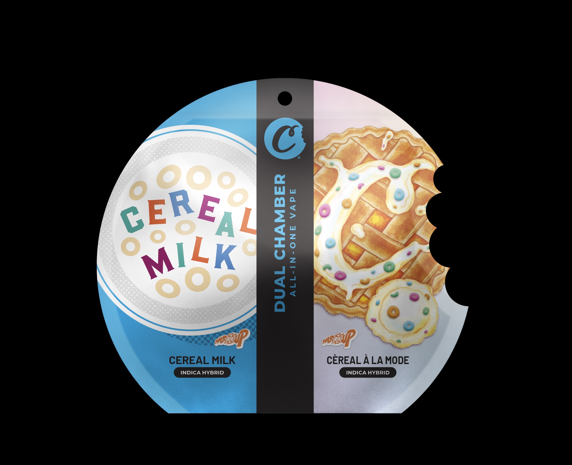 Photograph of product: Cereal Milk x Cereal A La Mode 2 in 1 Disposable Vape | 2x0.5g