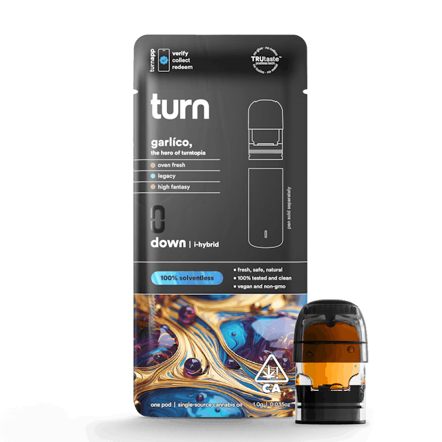 Photograph of product: Garlico | 100% solventless | down | .5g